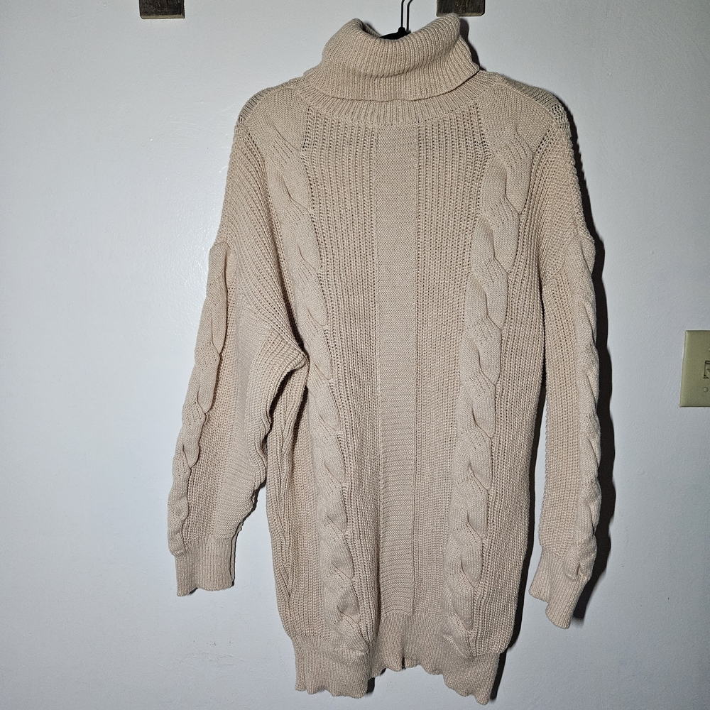 SHEIN Soft Knit Sweater in Cream